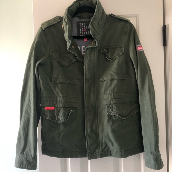 SUPERDRY REVOLUTION LIBERTY Military Style Jacket Size Small - Picture 1 of 8